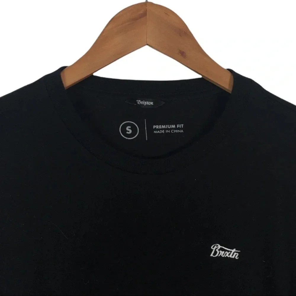 TS153 Brixton Premium Fit PacSun Skater Surfer Crew T Shirt S
